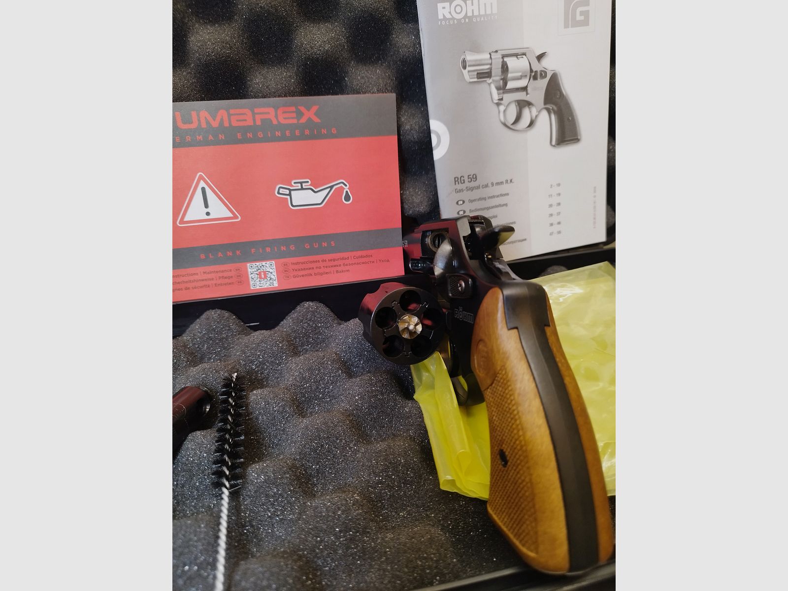 Röhm RG 59 blank-firing revolver 9mm R.K !!like new!!