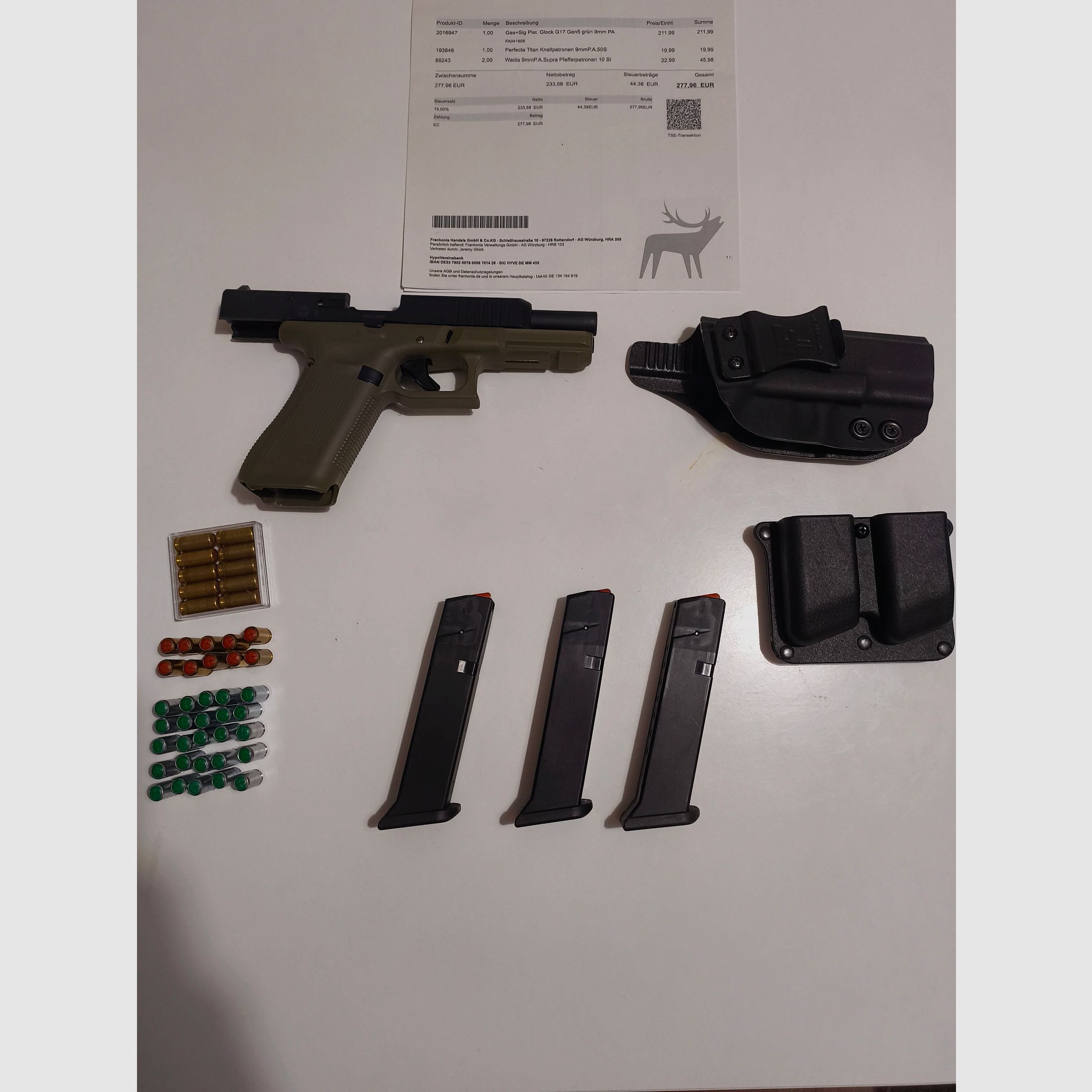 Umarex Glock 17 Gen 5 French army Gaspistole 