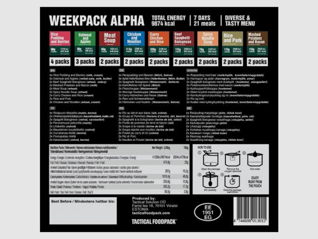 Weekpack Alpha 2080g, immagine 2 di 2