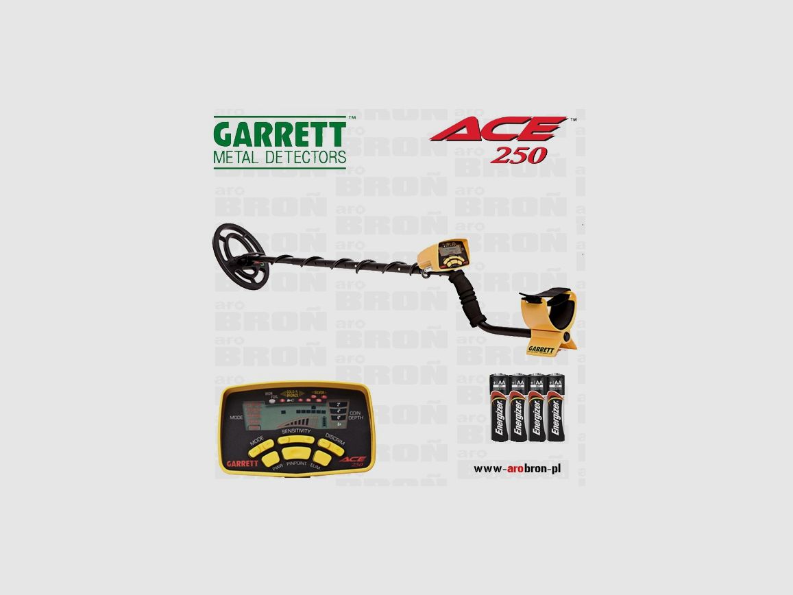 GARRETT Ace 250 ACE250 metal detector, 3-year warranty, image 1 of 3