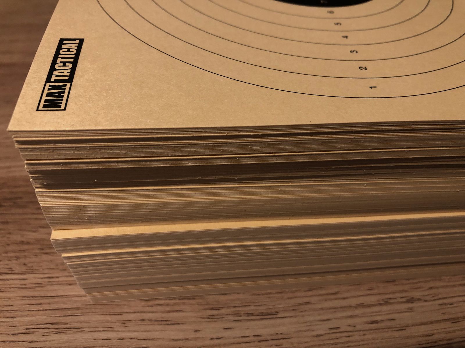 Max Tactical special cardboard target sheets, 17 x 17 cm, 204 pieces left