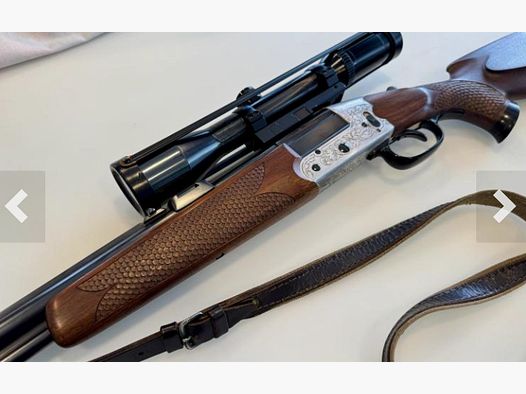 Bockbüchsflinte HEYM 22 (Kaliber 16/70 und 5,6x50 R Mag) + Swarovski Habicht 1,5-5x42 Optik