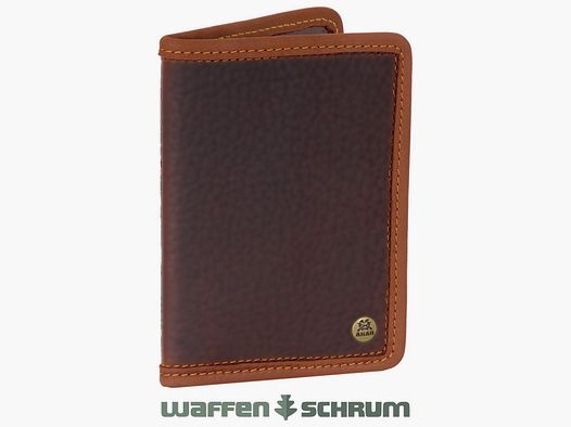 AKAH Hunting License Case Yak Leather Pullup Effect