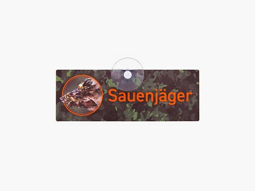 Wilde Hilde Autoschild Sauenjäger