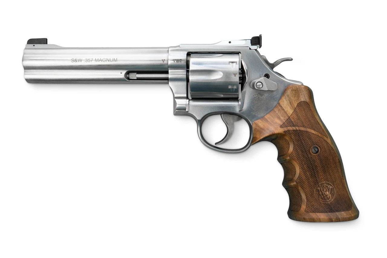 Smith & Wesson Revolver 686 Target Champion 6" .357 Mag. Stainless, image 1 of 6