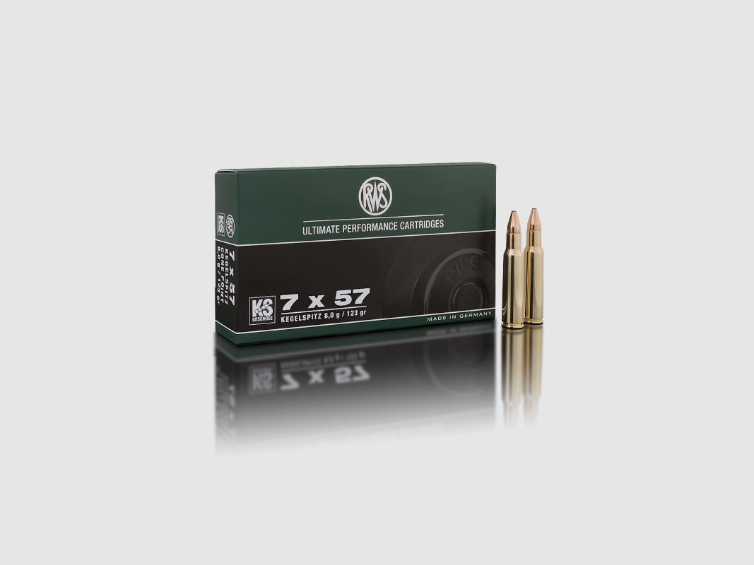 RWS Kal. 7x57 - 8 g / 123 grs - Box 20 Stk