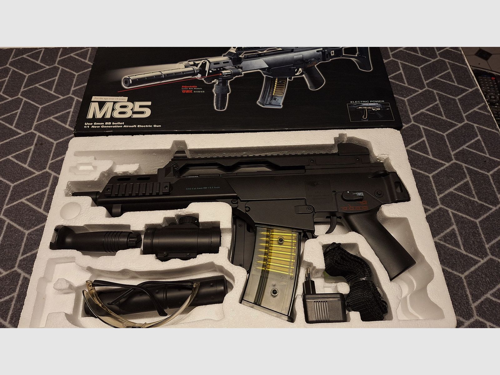 M85 G36 Stil GSG AEG 6mm BB "VOLL AUTO" Ab 14 Jahren!