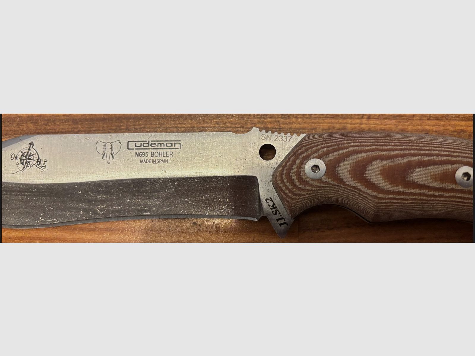Cudeman JJSK2 coltello mai usato
