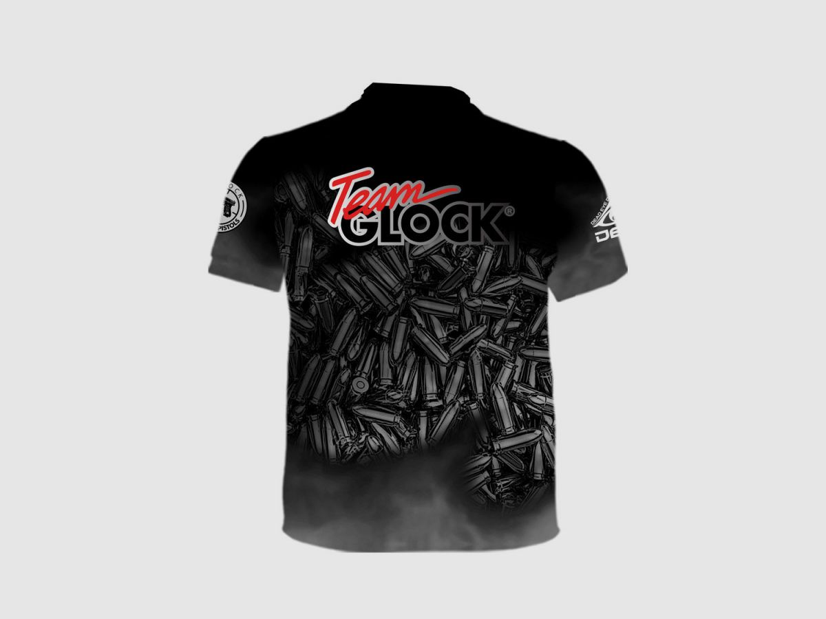 DED Team Glock T-Shirt Schwarz, Größe: L, Benutzerdefinierter Name: Kein Name, Kleidungstyp: Kinder, Bild 2 von 3