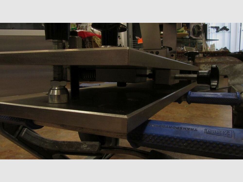 Briol supporto da tiro in acciaio inossidabile per test di munizioni, determinazione del gruppo, .22 LR