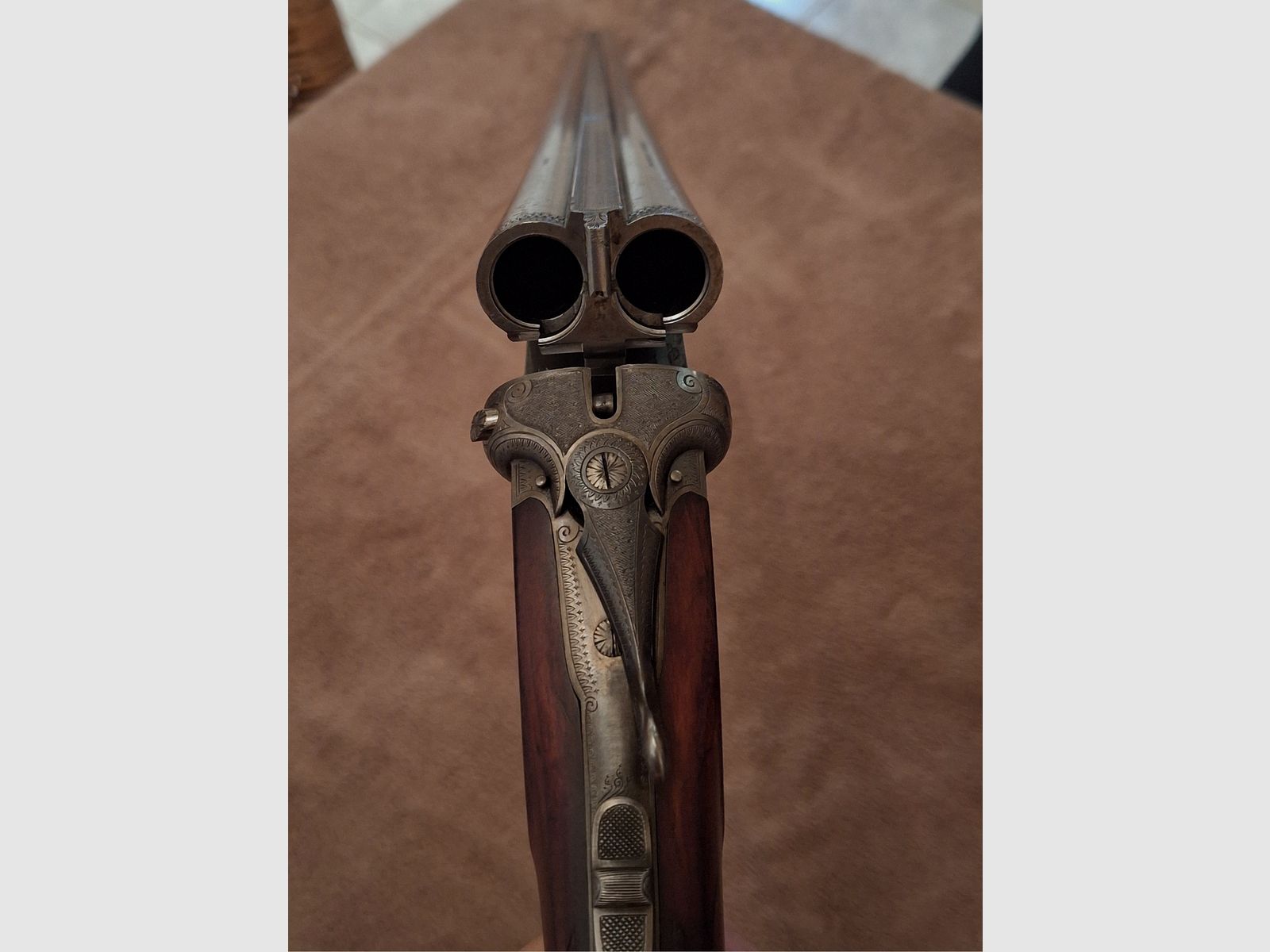 Alte Suhler Doppelflinte Sempert & Krieghoff, Kaliber 16 Rarität Selten 100 Jahre