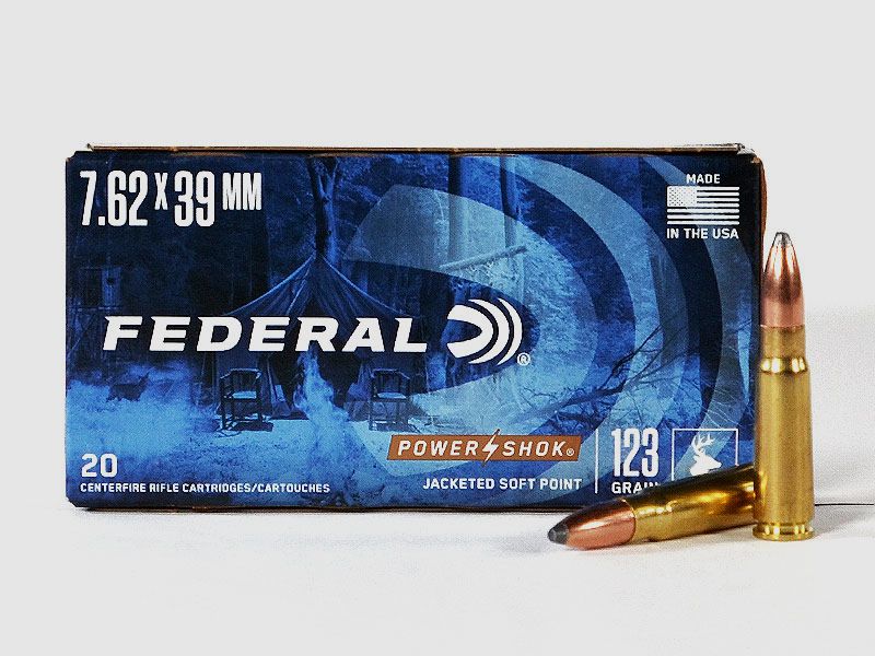FEDERAL 7.62x39 SOVIET Soft Point 123 grs 1 Pack (20 rounds at 2.245 €*)
