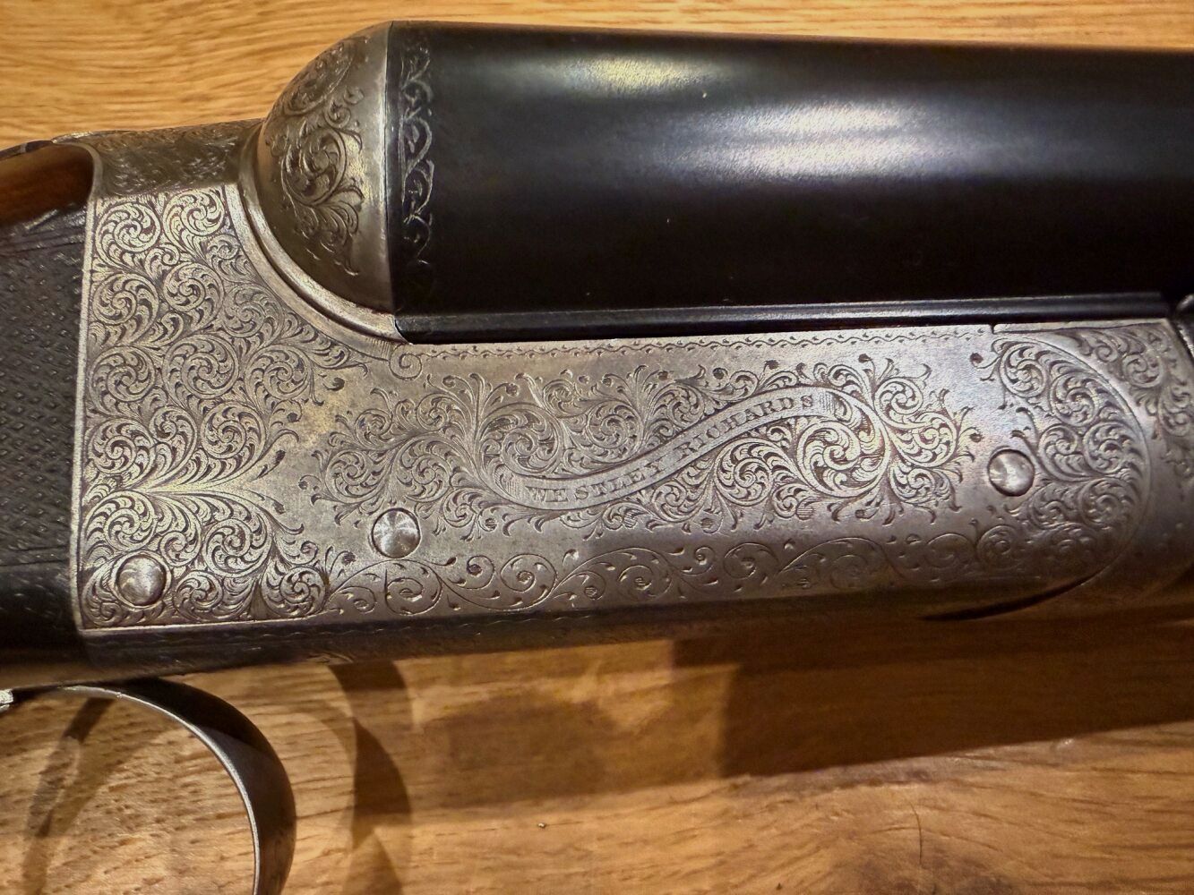 Westley Richards & Co. historical shotgun pair cal. 12/65 with ejectors