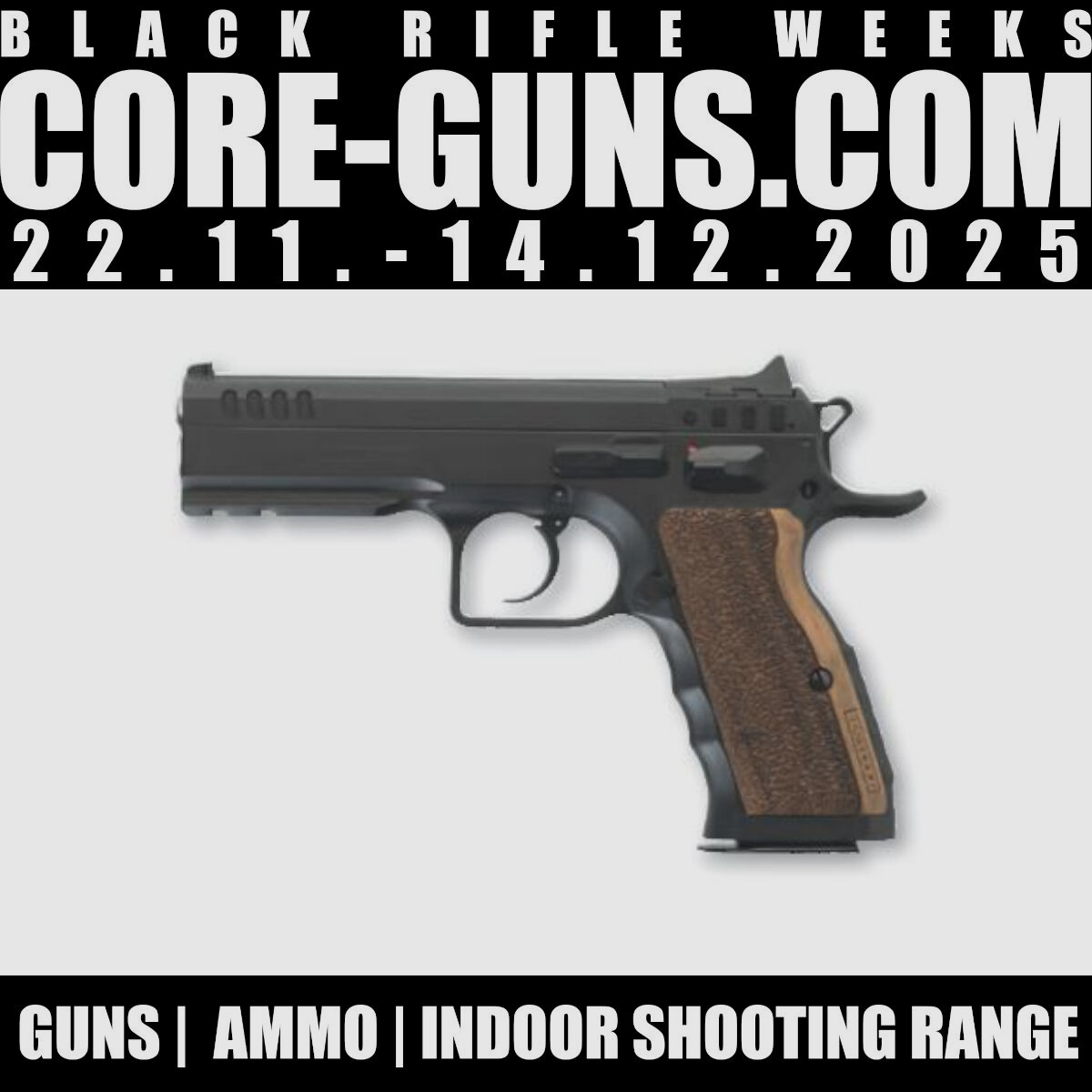 Tanfoglio Modèle Stock I, l'entrée dans la classe de production IPSC BLACK WEEKS DEAL