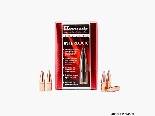 PRAWDZIWE KULE DO RELOADING – HORNADY – 30 Kal .308 180 gr InterLock® BTSP (100 szt)