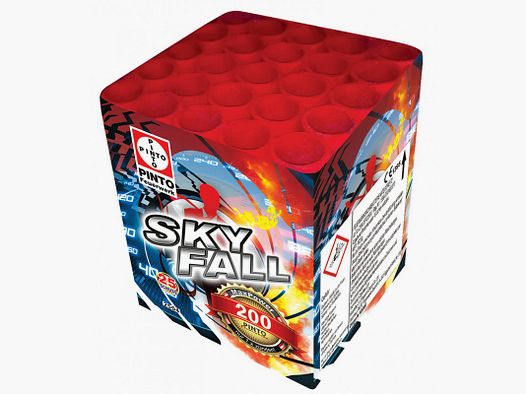 FUOCHI D'ARTIFICIO BATTERIA SKY FALL 25 RD 165G NEM CATEGORIA F2