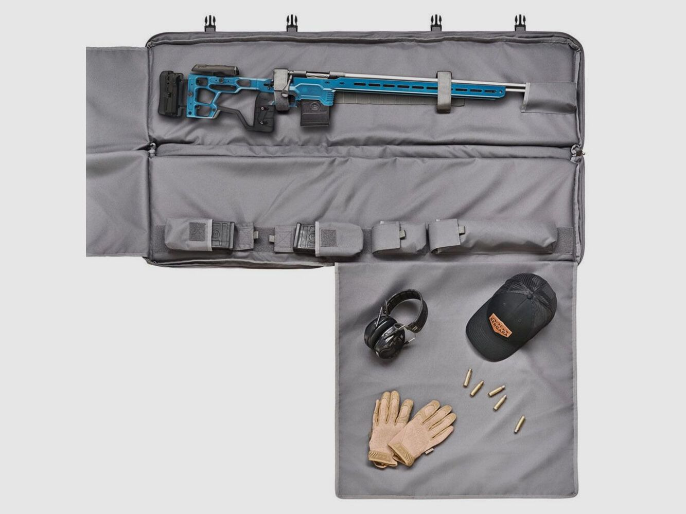 Bergara Tactical Gun Case Shooting Mat Gray, image 3 of 3