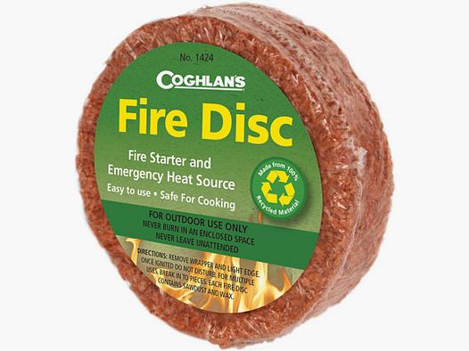 Coghlans Outdoor Fire Disc Zapalnik Awaryjny Kuchenka Źródło Ciepła Polowanie