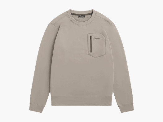 Bergans Midtli Midlayer Sweatshirt Hombres Rock Taupe S