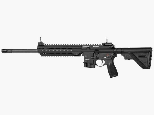 Heckler & Koch Selbstladebüchse Heckler & Koch HK SLB MR223 A3 Slim Line HKey 16,5" schwarz BLK .223 Rem / 5,56x45