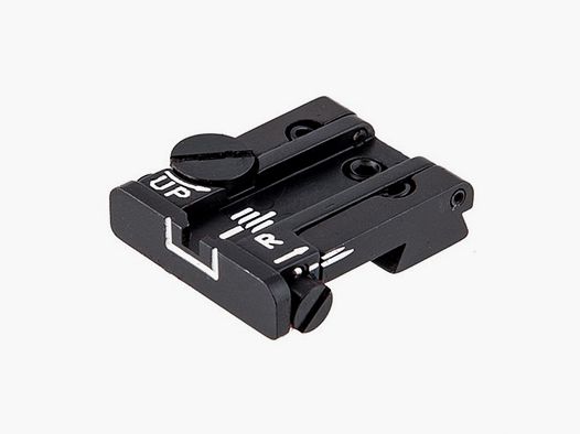 L.P.A. SIGHTS COLT A1 WHITE OUTLINE ADJUSTABLE REAR SIGHT