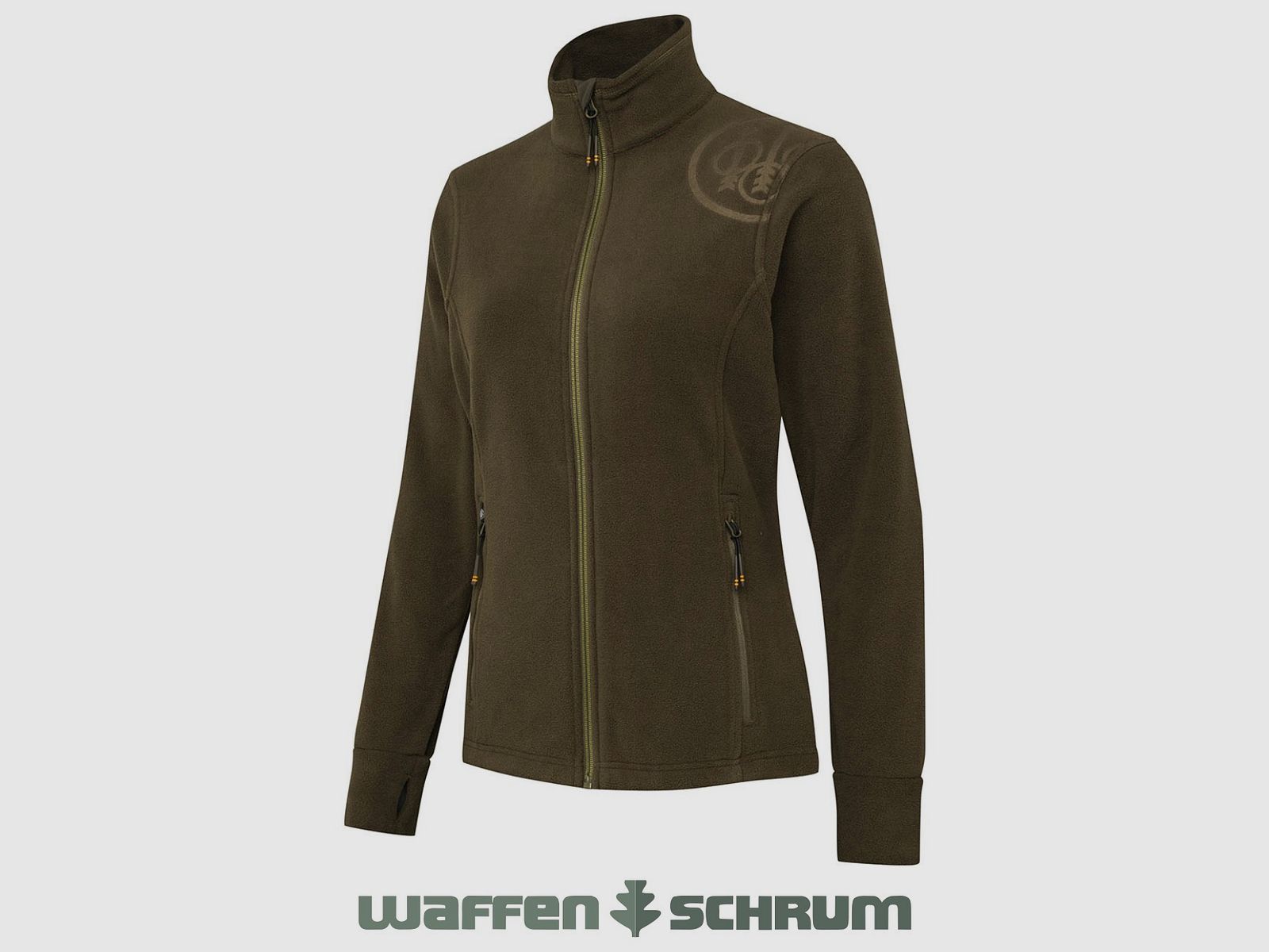 Beretta Fleece Jacket HP Logo Green Moss