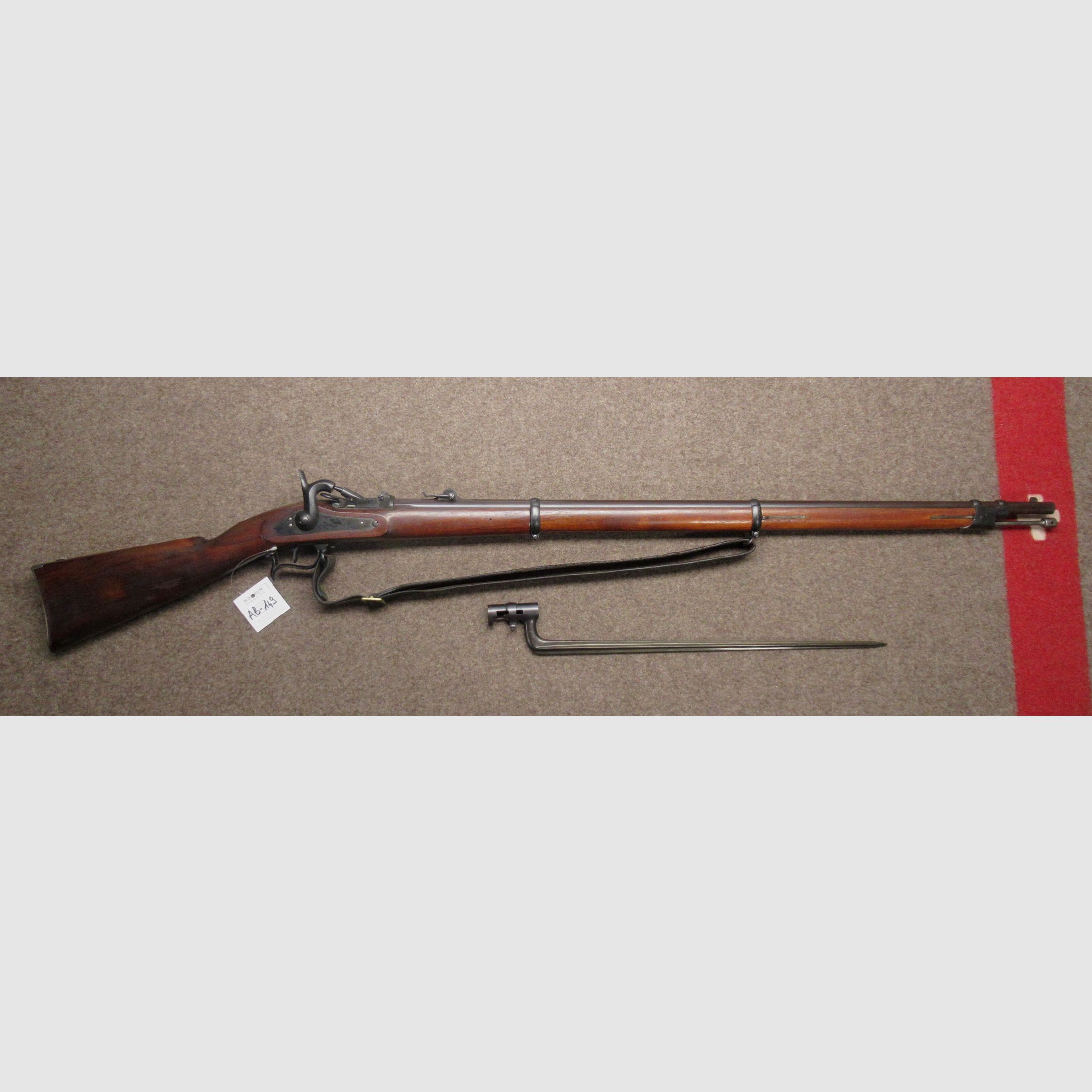 AB-149 MILBANK-AMSLER Büchse Mod. 1863/67 Kal. 10.4mm, Bild 1 von 8