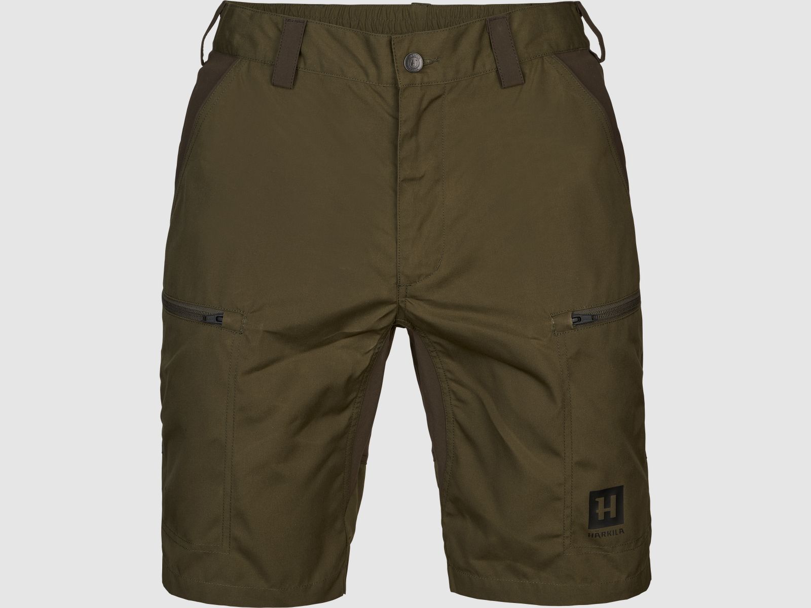 Härkila Fjell Shorts Herren Dark olive/Willow green,48
