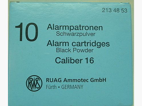 Alarm pattern. Cal. 16 - 50 mm sleeve -a10