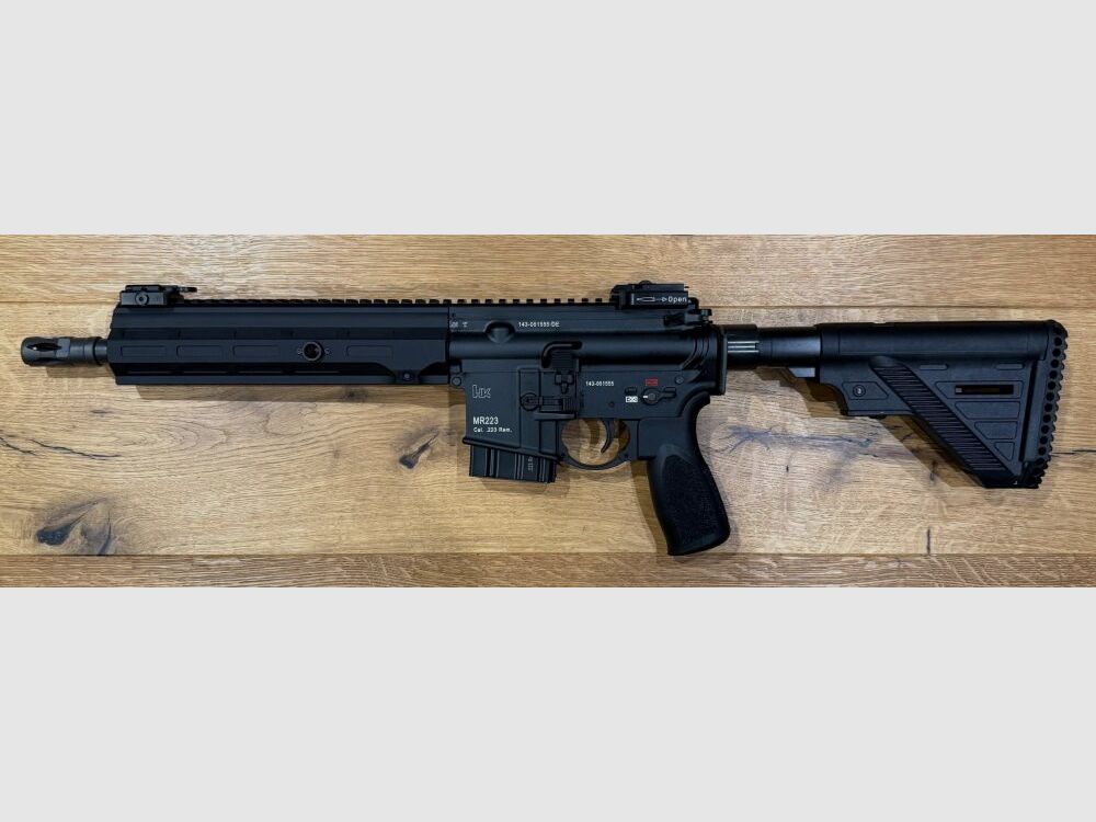 Heckler und Koch MR223, version A3, cal. .223 Rem., 11", noir, garde-main fermé