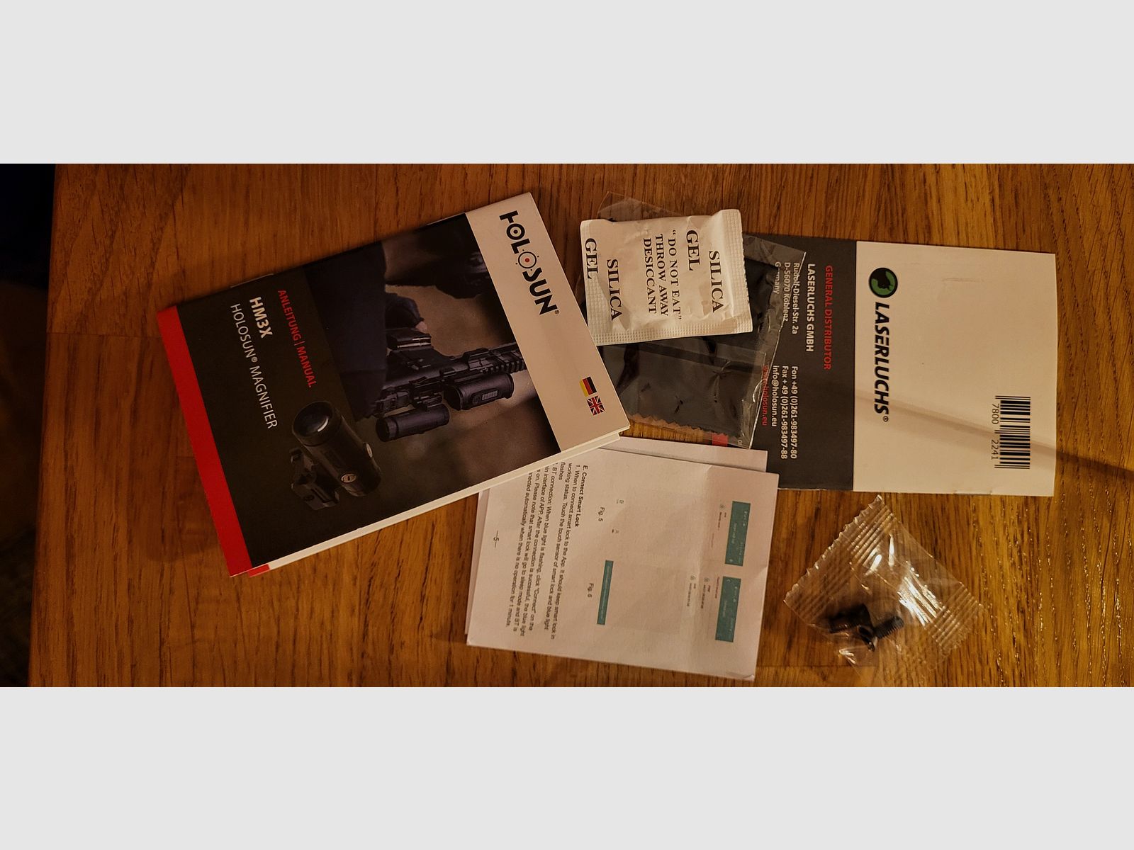 Holosun Magnifier HM3X, 3-fach Vergrößerung, schwarz, Picatinny - neu und unbenutzt!