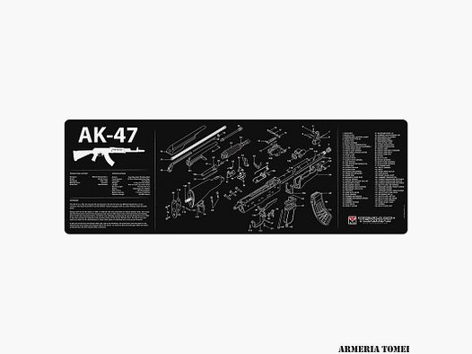 MAT – TEKMAT – MAT DO PRACY AK-47 CZARNY 90x30cm