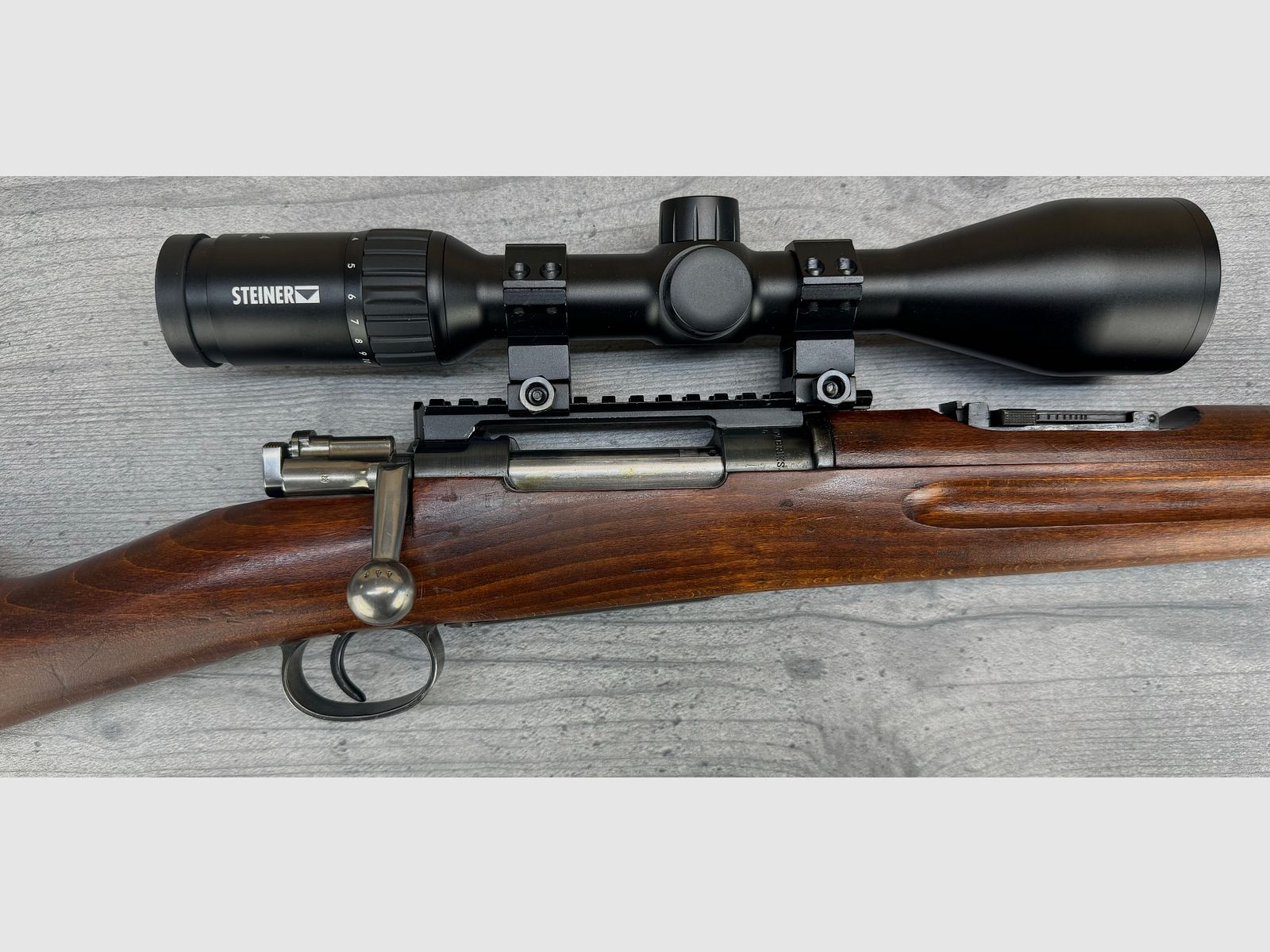 Carl Gustaf/ Husqvarna M/38 6.5x55mm with Picatinny + Steiner Ranger 4