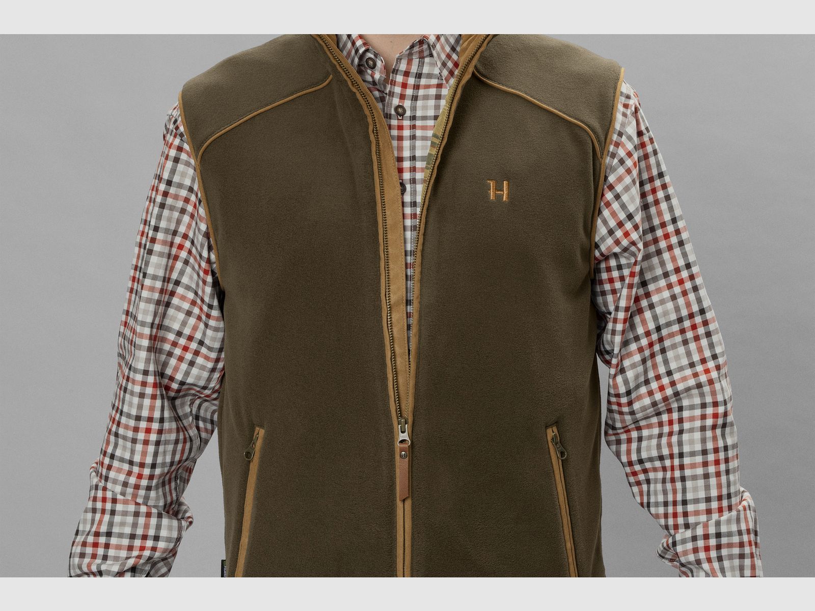 Härkila Sandhem 200 Waistcoat - Willow green, afbeelding 2 van 6