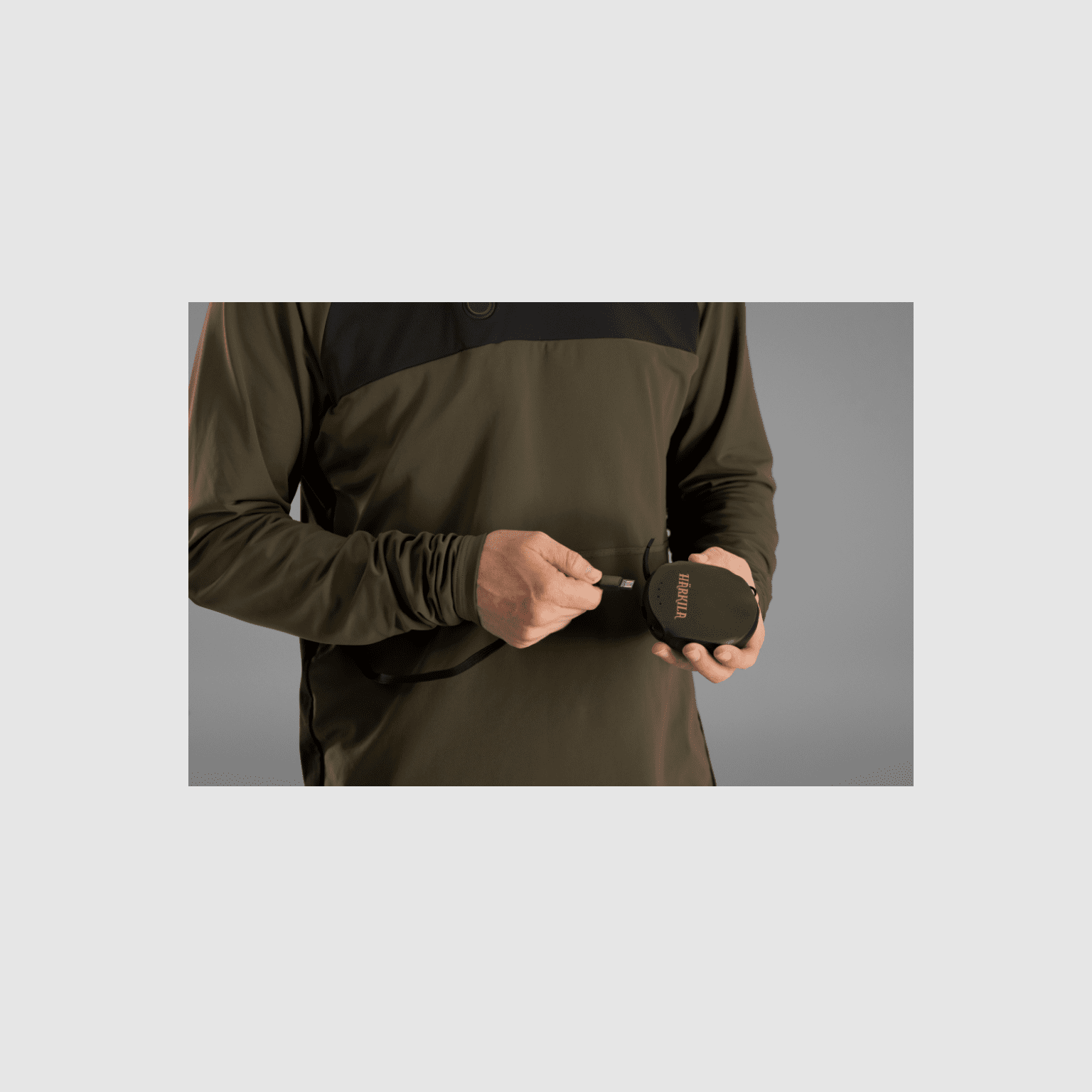 Härkila Heat L/S t-shirt willow green/black, billede 7 af 7
