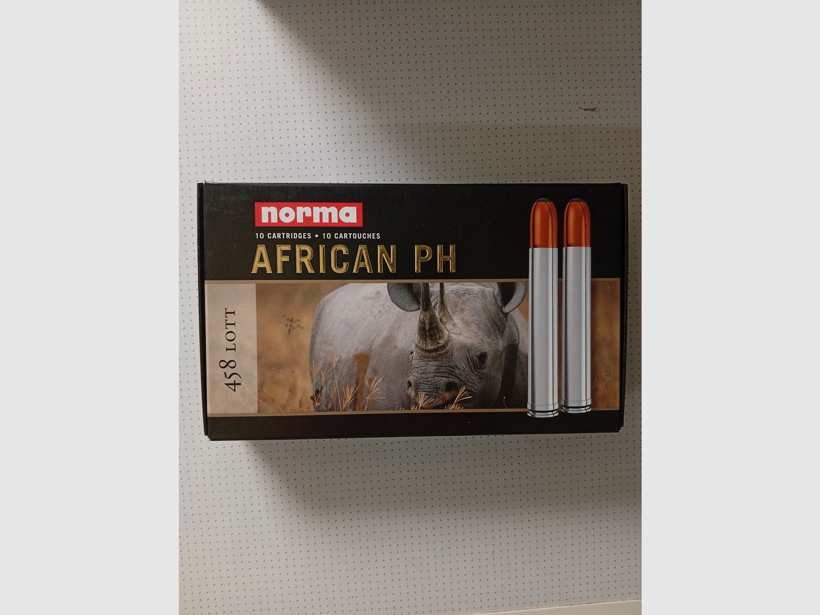 .458 Lott African PH ammunition