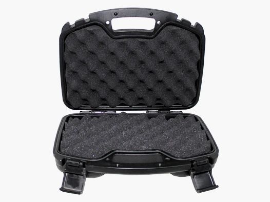 Pistolen-Koffer, Kunststoff, groß, abschließbar, Schwarz