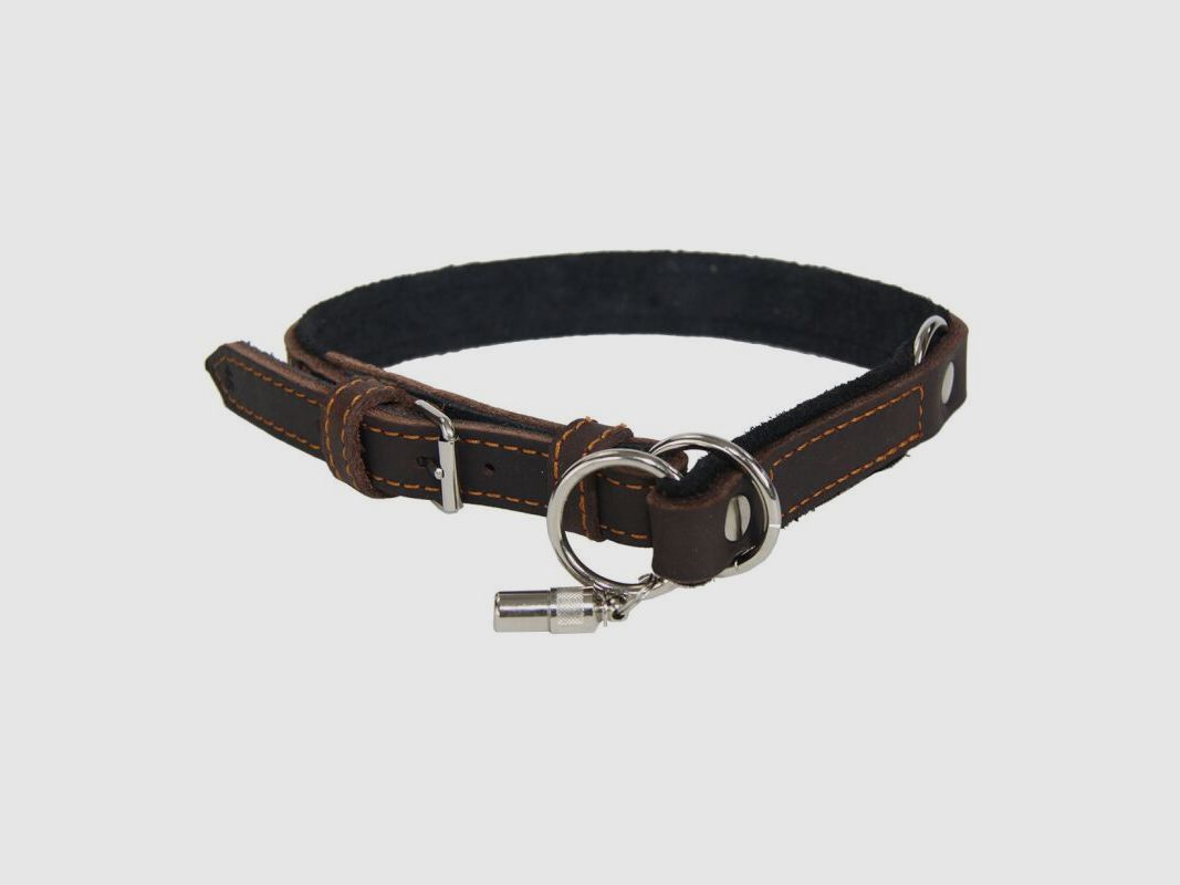 AKAH Würge Halsband Ölleder mit Begrenzung