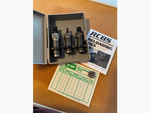 RCBS 3-DIE CARB SET .44MG/.44SP inklusive Hülsenhalter *neuwertig* Matrize