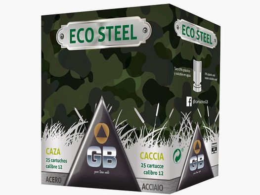 GB 12/70 ECO steel 3.25mm 28g lead-free shot ammunition 25 pcs.