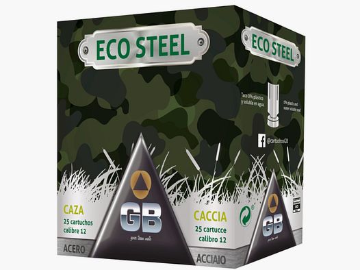 GB 12/70 ECO Steel 3,25mm 28g Schrotmunition Bleifrei 25 Stk.