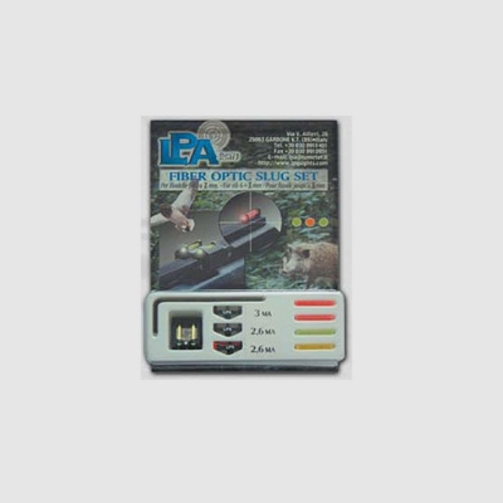 LPA Visierset Fiber Flinte