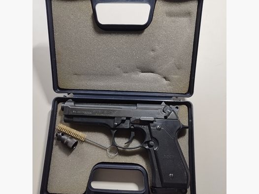 SRS Pistole Reck Miami 92 (Beretta) 9mm P.A.K. PTB mit Zubehör 