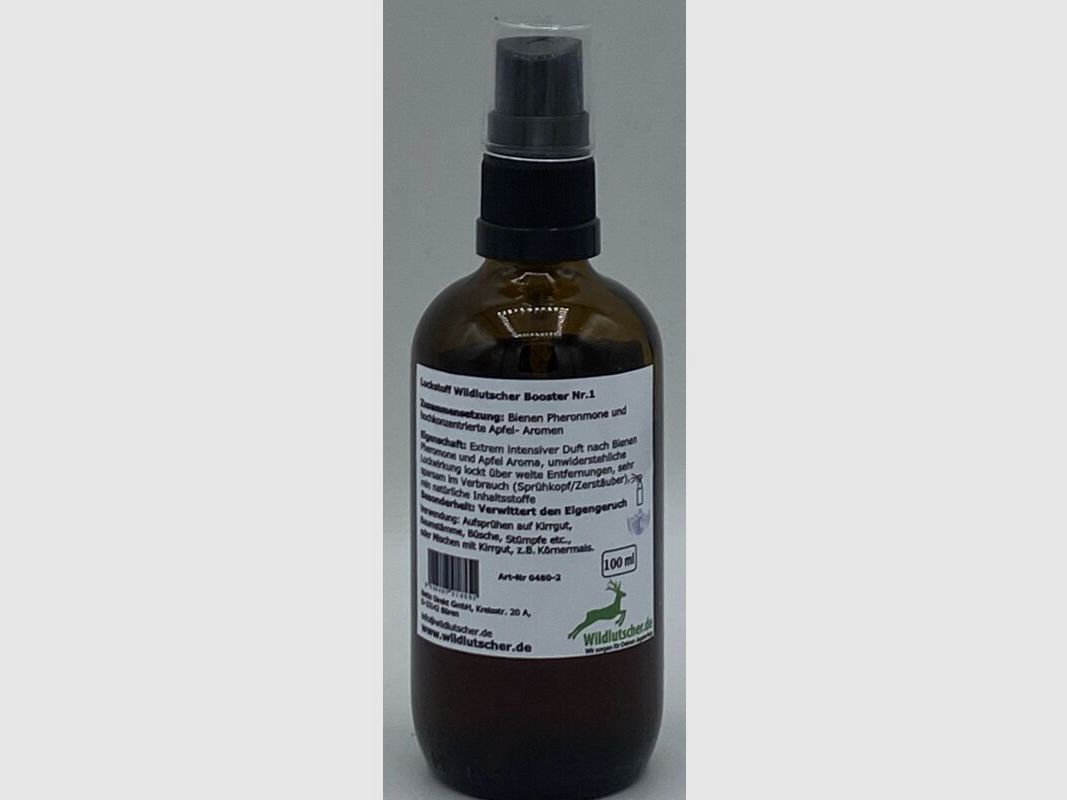 Wildlutscher Flüssigköder Booster Nr.1 Apfel/ Bienen Pheromone 100 ml