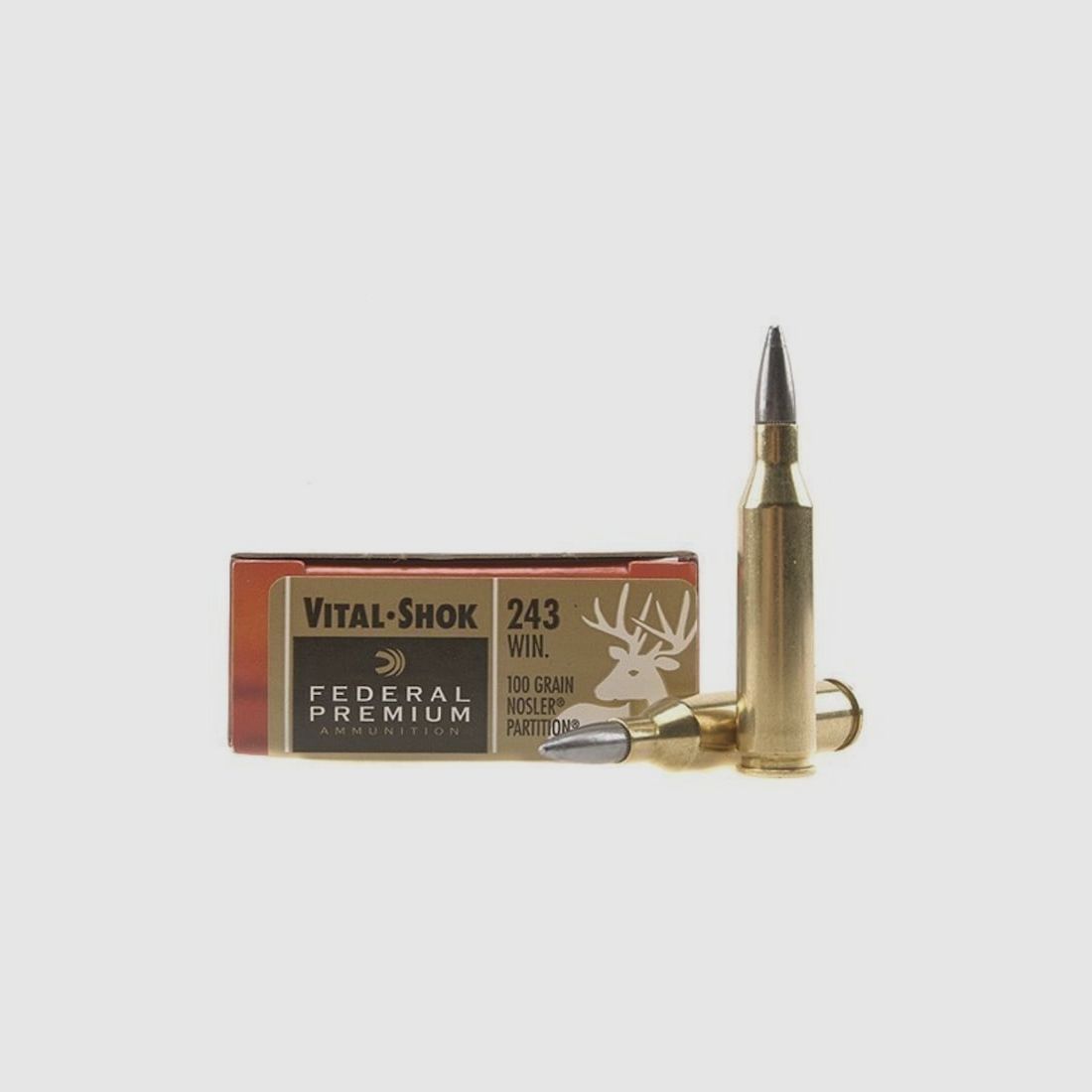Federal Premium Nosler Partition .243 Win. 100GR 20 Patronen