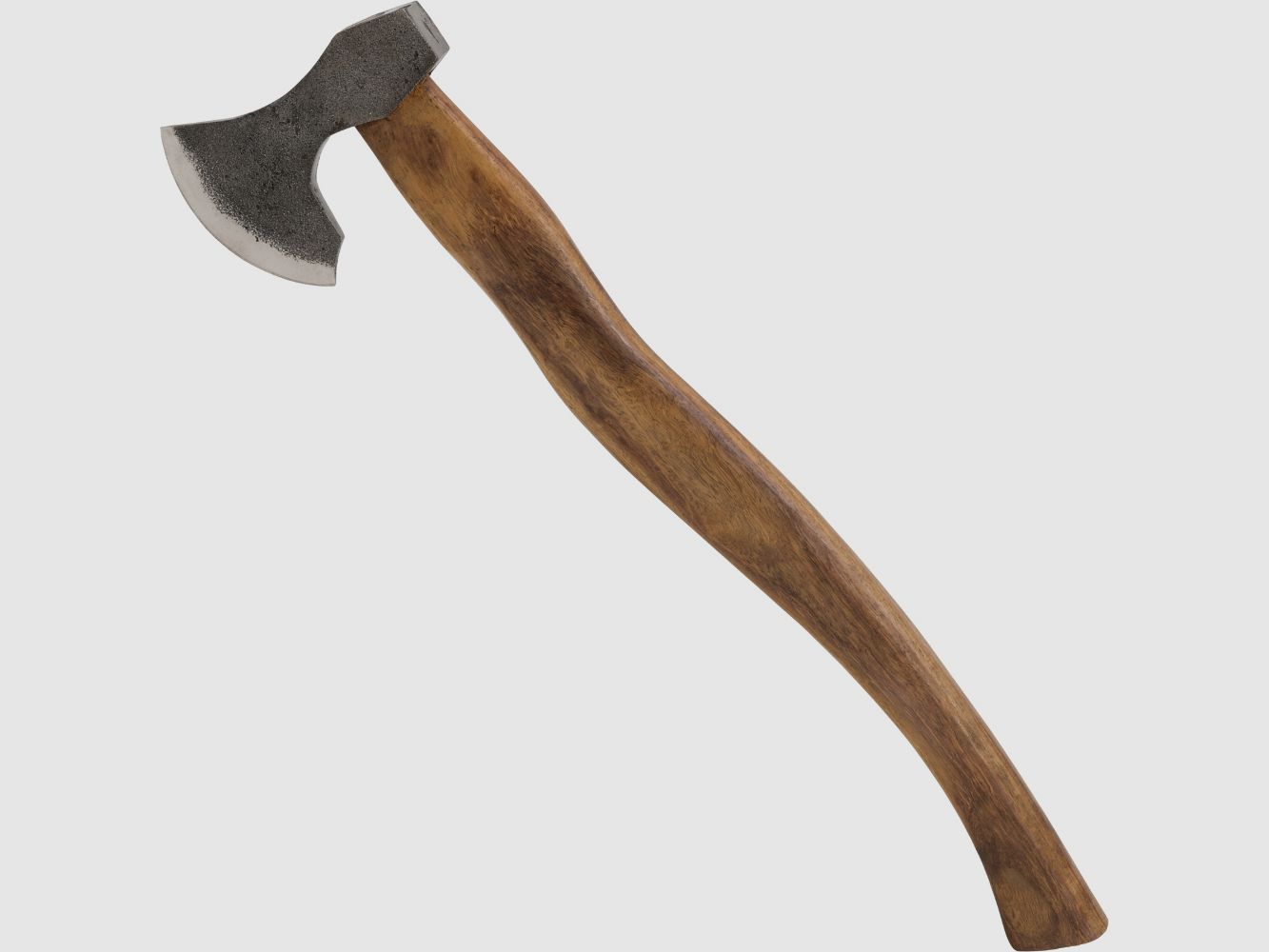 Axe with forged axe head