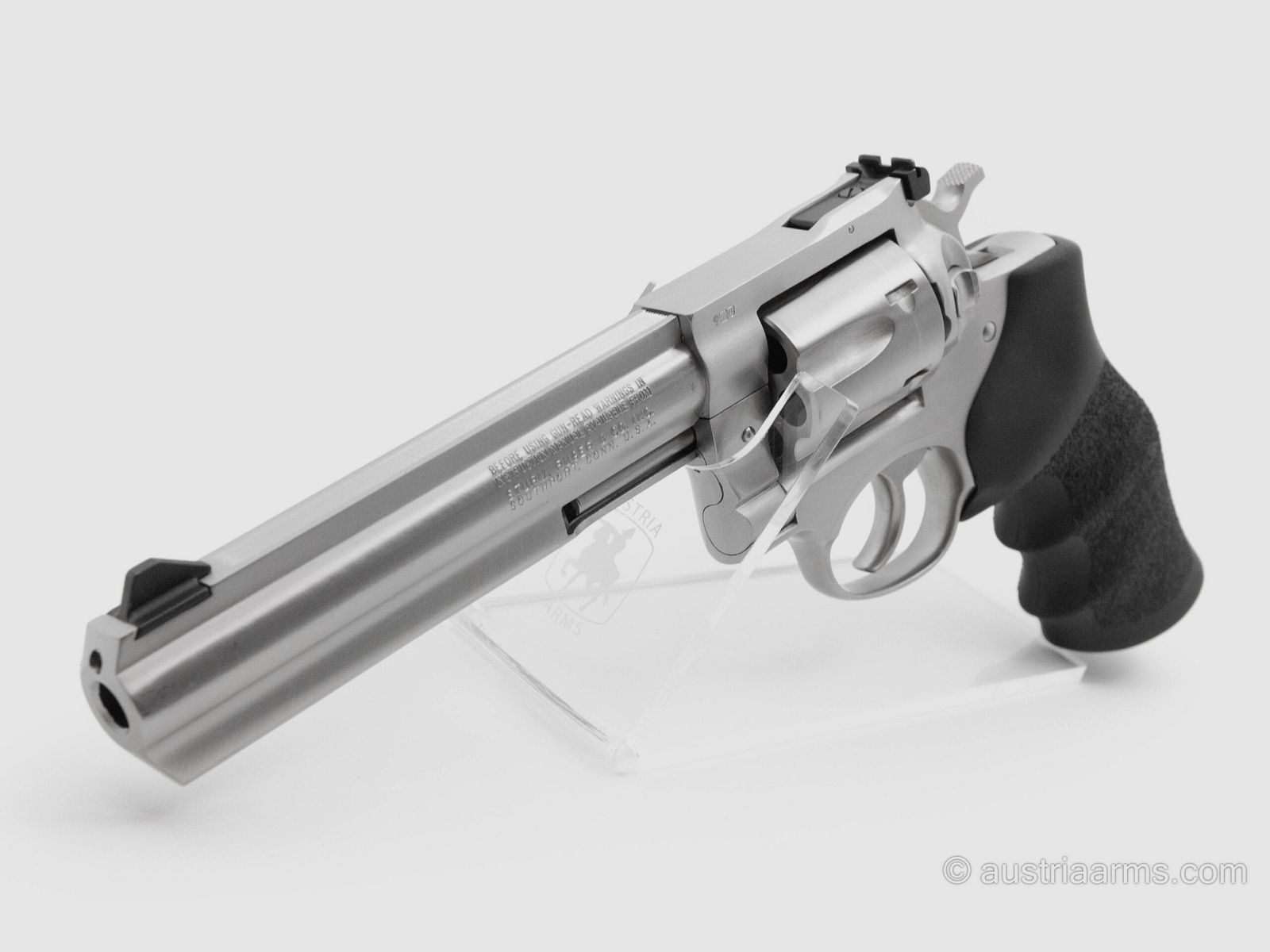 Ruger GP100 Stainless Steel Revolver – 6 Zoll Lauf, neuwertige Gebrauchtwaffe, Kaliber .357 Magnum, Bild 5 von 5