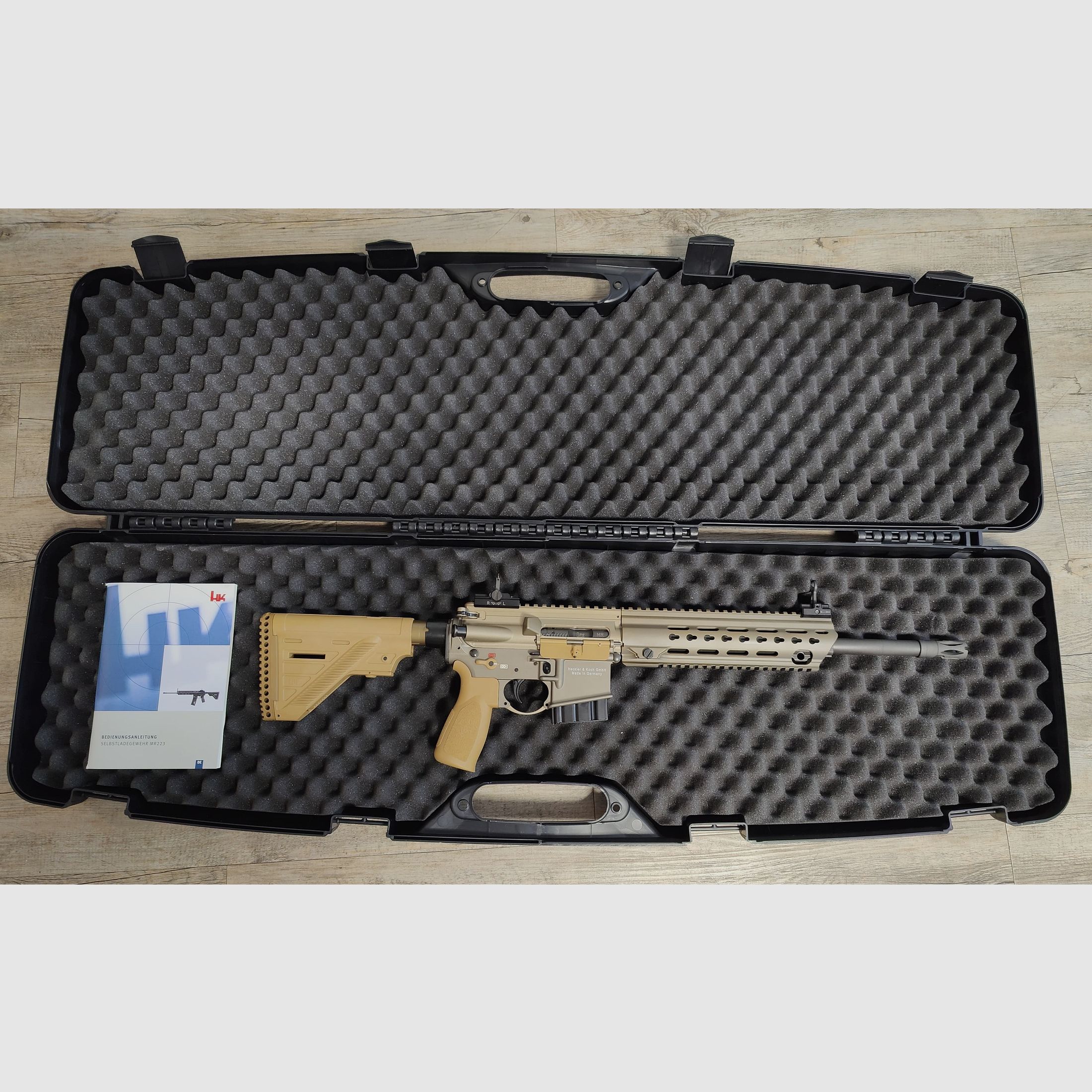 HK MR223 A3 14,5“ sandfarben Handschutz .223Rem