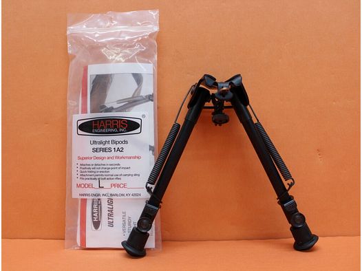 Harris Harris Zweibein 1A2-L: Altezza 9-13"/ ca. 23-33cm, regolabile senza scatti, piedi gommati