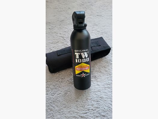 Pfeffergel TW1000 Super Gigant - 400 ml + Gürtelholster von Coptex 